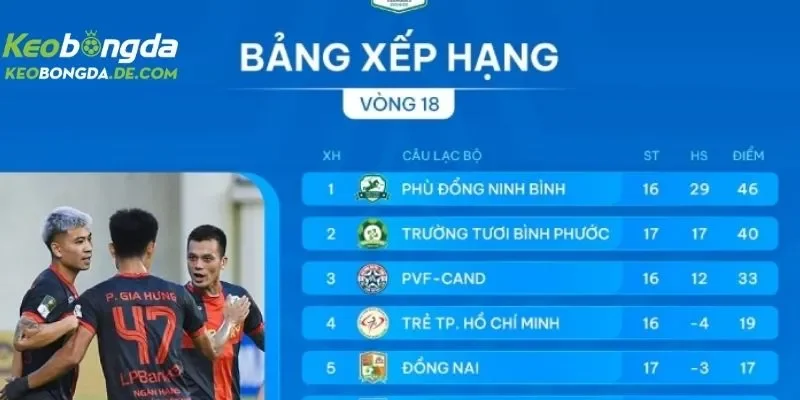 Chia sẻ tình hình thi đấu của các đội tại giải hạng nhất Việt Nam