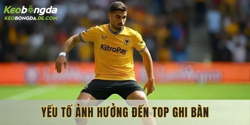 Lưu ý đến yếu tố ảnh hưởng đến khả năng ghi bàn