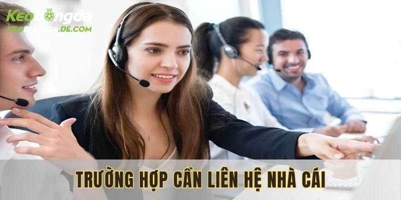 Một vài tình huống cần thiết để kết nối với chuyên viên tư vấn